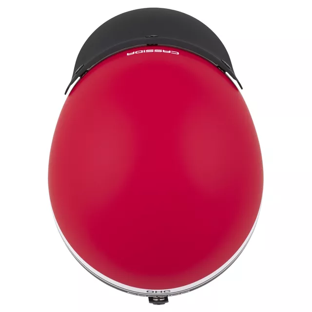 Motorradhelm Cassida Oxygen Jawa OHC 2.0 rot matt/schwarz/weiß
