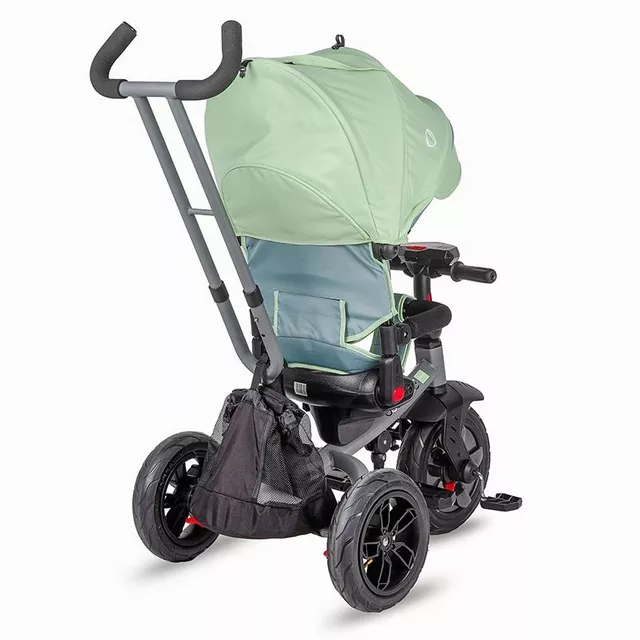 Kinderdreirad mit Führungsstange Coccolle Pianti - True Blue