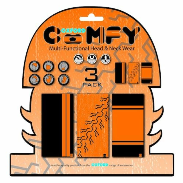 Universal Halswärmer Oxford Comfy 3-Pack - Skulls