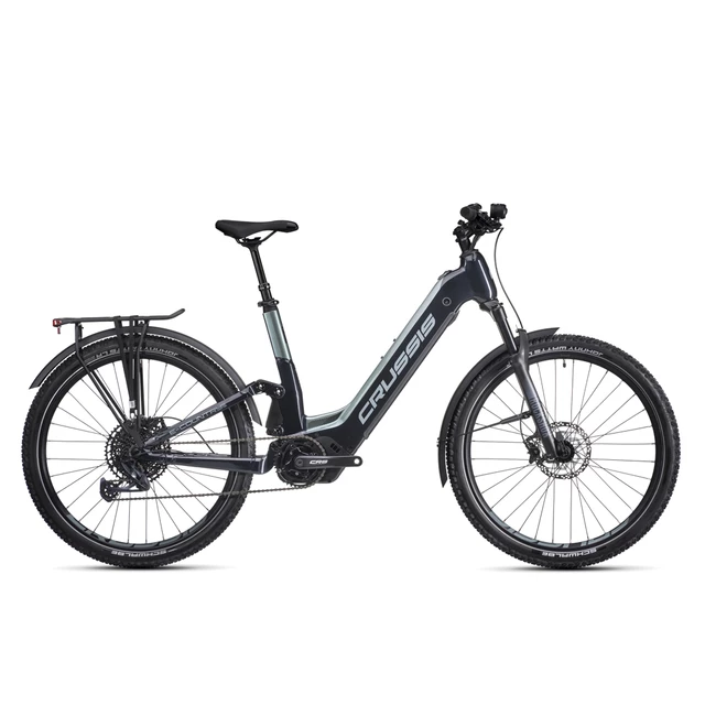 Vollgefedertes Elektrofahrrad Crussis e-Country Full 10.10 720Wh 27,5" - Modell 2025 - Smaragd Green - Smaragd Green