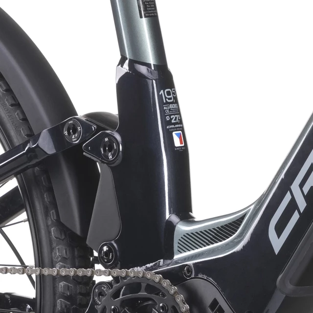 Vollgefedertes Elektrofahrrad Crussis e-Country Full 10.10 720Wh 27,5" - Modell 2025 - Smaragd Green