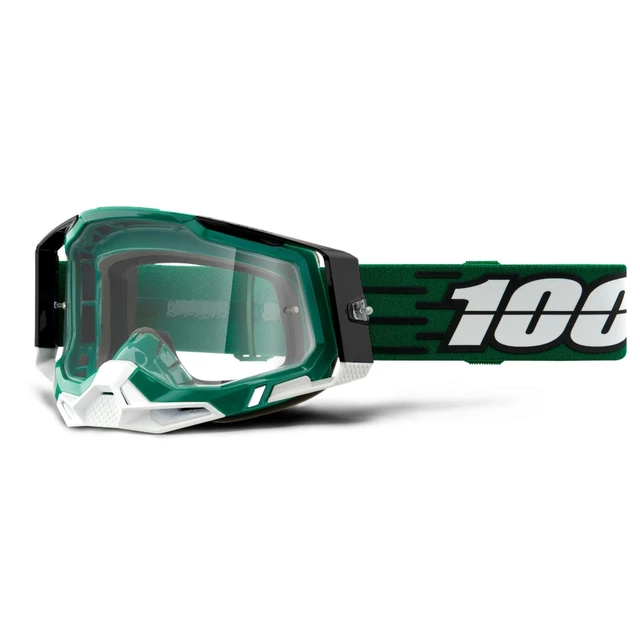 Motorradbrille 100% Racecraft 2 Milori, klares Plexiglas