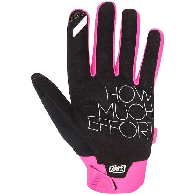 Herren Radfahren und Motocross Handschuhe 100% Brisker neon pink