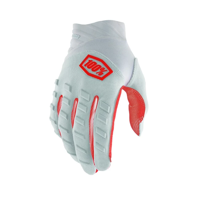 Motocross-Handschuhe 100% Airmatic silber - silber - silber