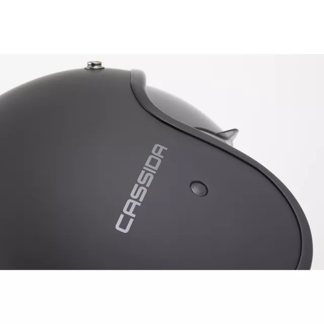 Cassida Oxygen Solid 2.0 Motorradhelm schwarz-matt/dunkelgrau