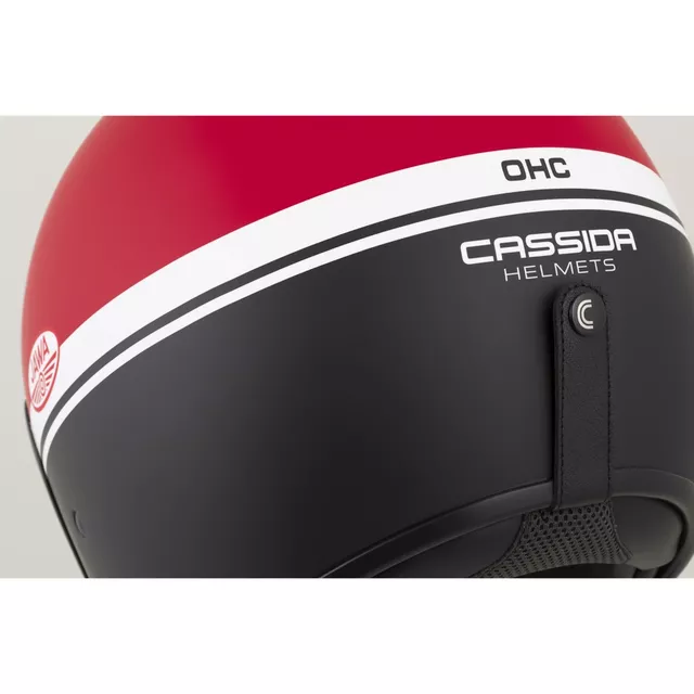 Motorradhelm Cassida Oxygen Jawa OHC 2.0 rot matt/schwarz/weiß