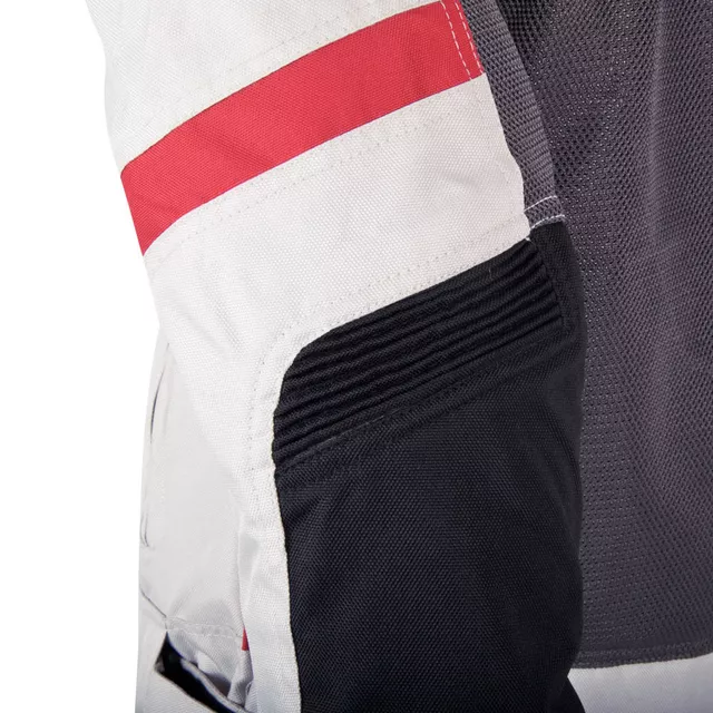 Damen Motorradjacke W-TEC Lucina - grau-cremeweiß