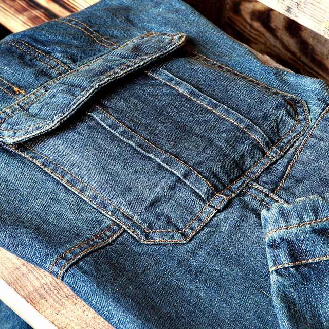 Ozone Shadow Herren-Motorrad-Jeans - blau