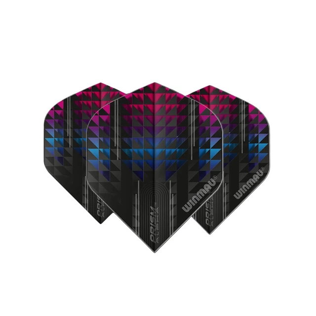 Winmau Prism Alpha Ersatzstaffeln - rot-schwarz - blau-rosa