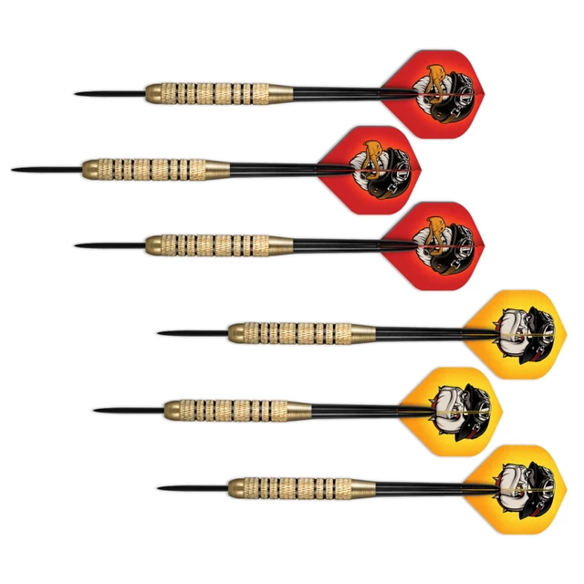 Schrot Duell Messing plattiert Wert Bereich Stahl 6pcs