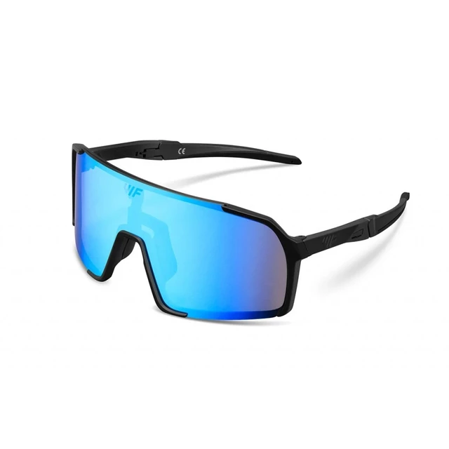 Polarisierte Sonnenbrille VIF One Schwarz und Eisblau