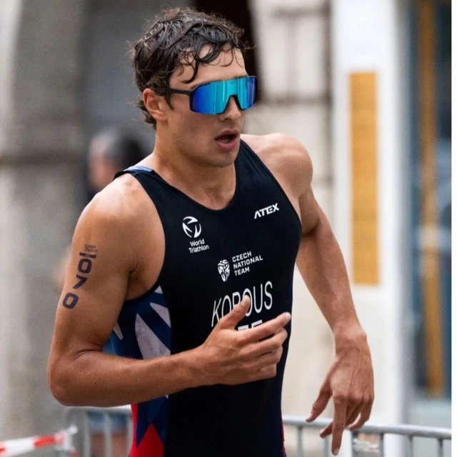 Polarisierte Sonnenbrille VIF One Schwarz und Eisblau