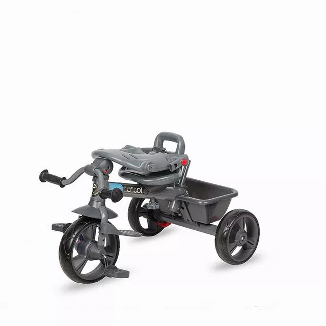 Kinderdreirad mit Führungsstange Coccolle Primo - Lunar Rock