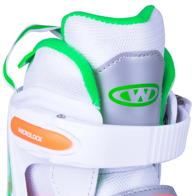 WORKER Nubila verstellbare Inliner - orange-grün-weiss