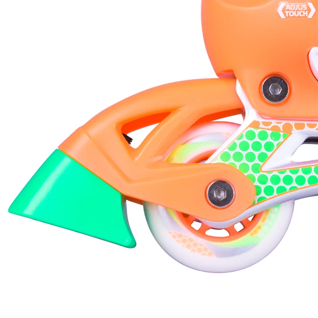 WORKER Nubila verstellbare Inliner - orange-grün-weiss