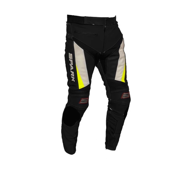 Spark ProComp Herren Leder-Motorradhose - schwarz