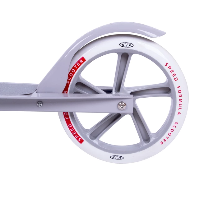 WORKER Molden Tretroller - grau-rot