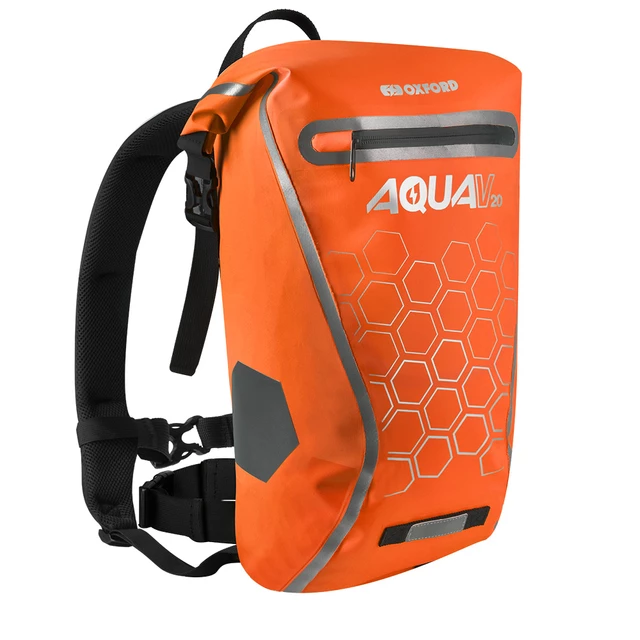 Oxford Aqua V20 Backpack Wasserdichter Rucksack 20l - schwarz - orange