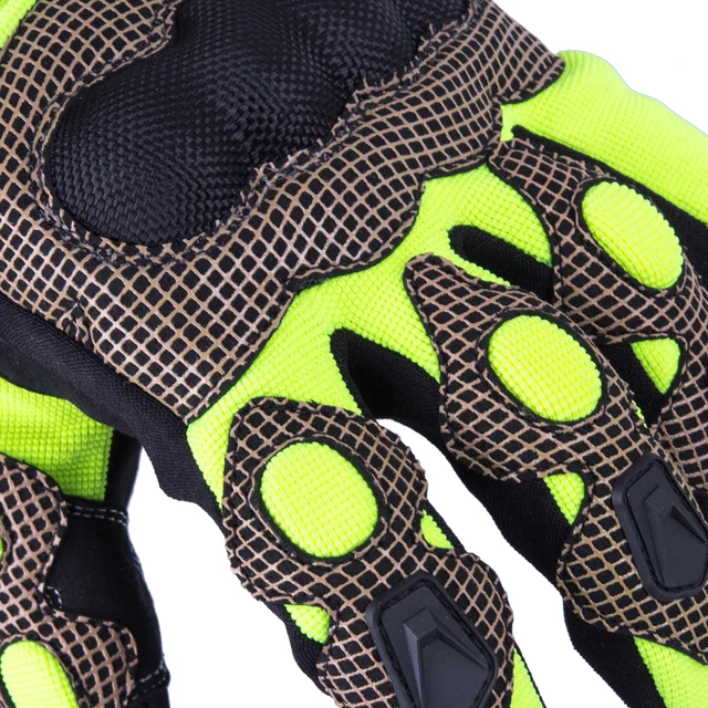 W-TEC Derex Motocross Handschuhe - schwarz-gelb
