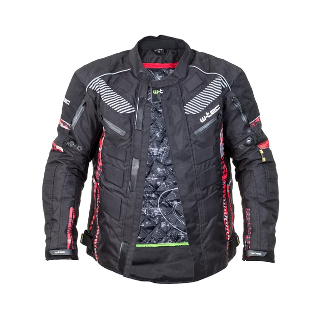 W-TEC Kamicer NF-2100 Herren-Motorradjacke - schwarz-rot