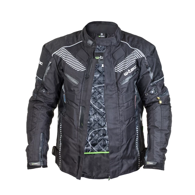 W-TEC Kamicer NF-2100 Herren-Motorradjacke - schwarz-rot