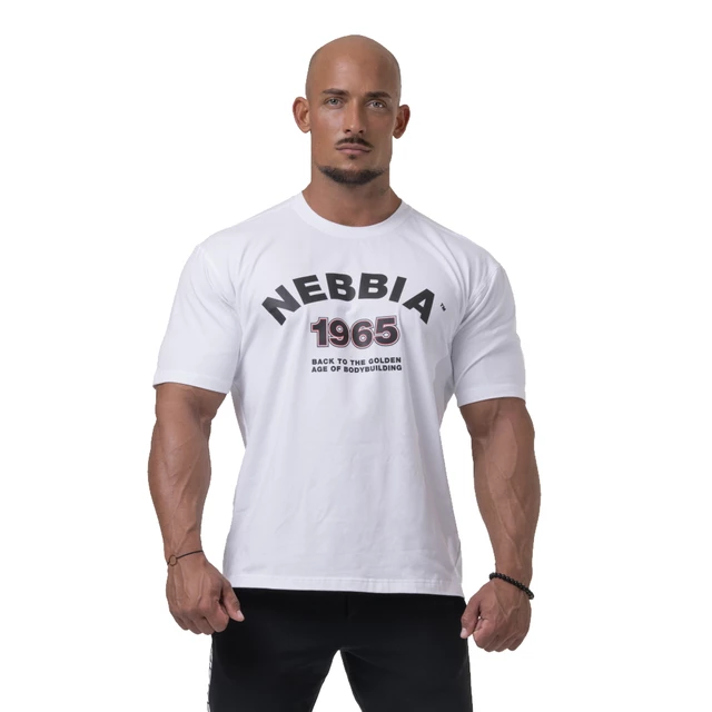 Nebbia Golden Era 192 Herren T-Shirt - Weiss - Weiss