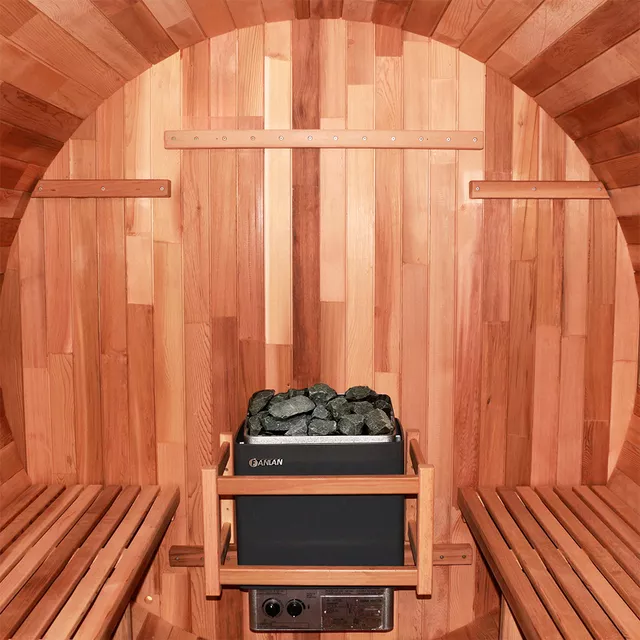 Finnische Fass-Sauna inSPORTline Viduor 600 - Zedernholz