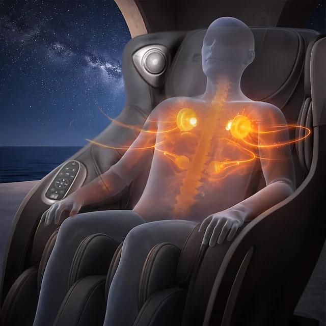 inSPORTline Massagesessel Fidardo - beige-braun