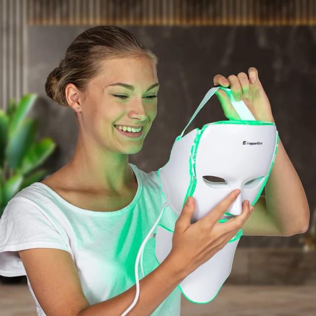 inSPORTline Hilmana pflegende LED-Gesichts- und Nackenmaske