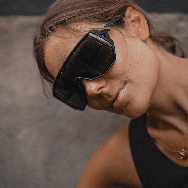 Sport-Sonnenbrille Tripoint Reschen - Matt Black Smoke Cat.3