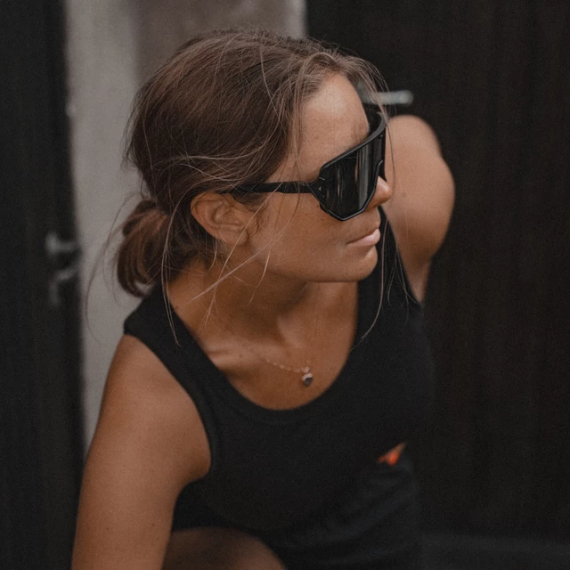 Sport-Sonnenbrille Tripoint Reschen - Matt Black Smoke Cat.3