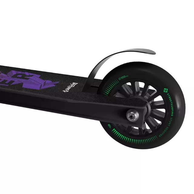Freestyle Scooter Street Surfing TRICKSTER Black Gum
