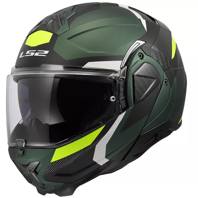 Flip-Helm LS2 FF910 Advant II Dreifach-Olive P/J