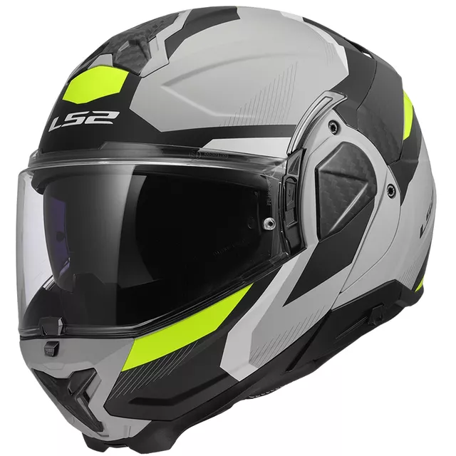 Flip-Helm LS2 FF910 Advant II Triple Hellgrau P/J