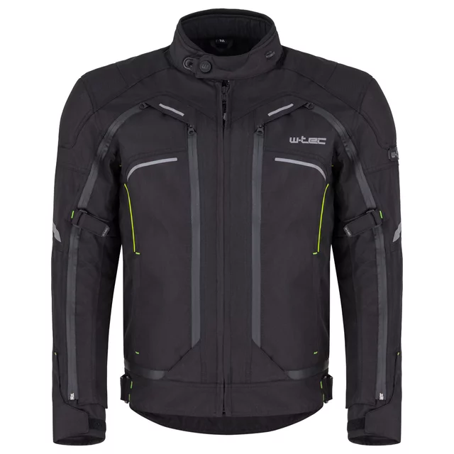 W-TEC Progair Herrenmotorradjacke - schwarz-fluo