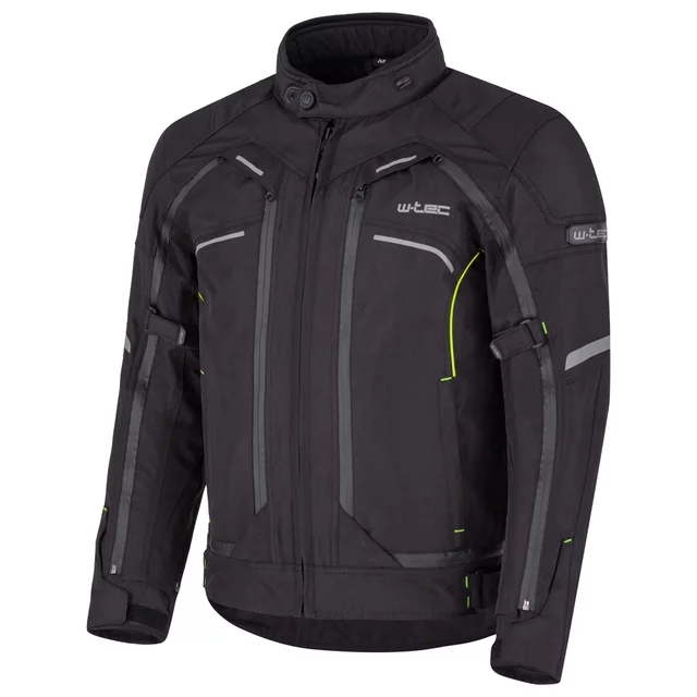 W-TEC Progair Herrenmotorradjacke - schwarz-fluo