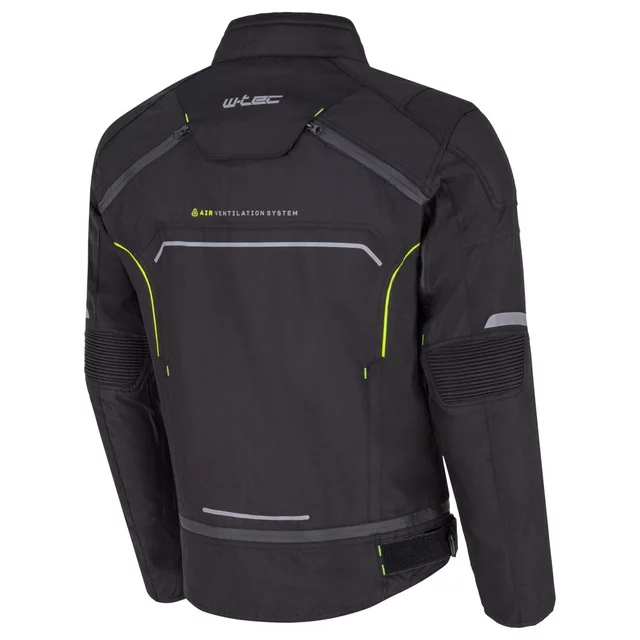 W-TEC Progair Herrenmotorradjacke - schwarz-fluo