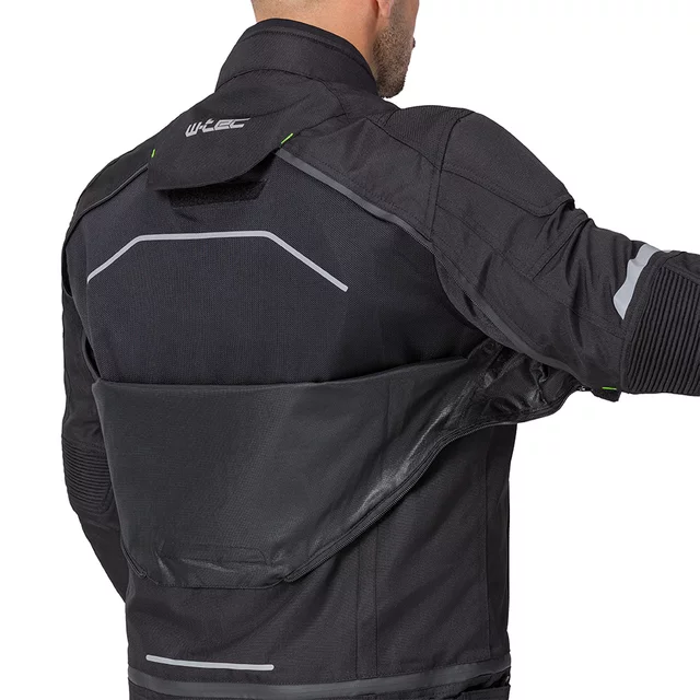 W-TEC Progair Herrenmotorradjacke - schwarz-fluo