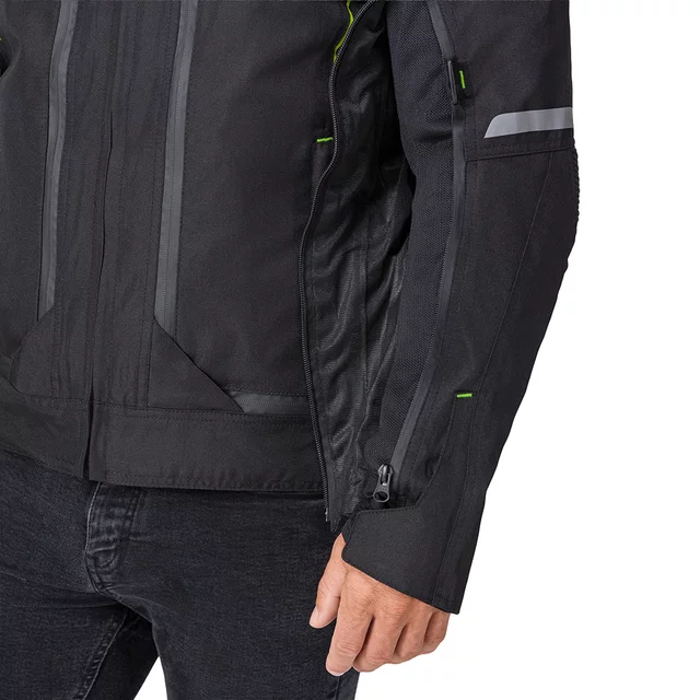 W-TEC Progair Herrenmotorradjacke - schwarz-fluo
