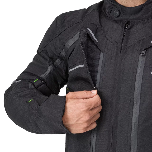W-TEC Progair Herrenmotorradjacke - schwarz-fluo