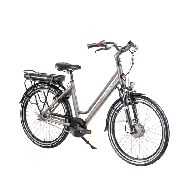 Devron 28122 - Stadt Elektrofahrrad Modell 2019 - Grau - Grau