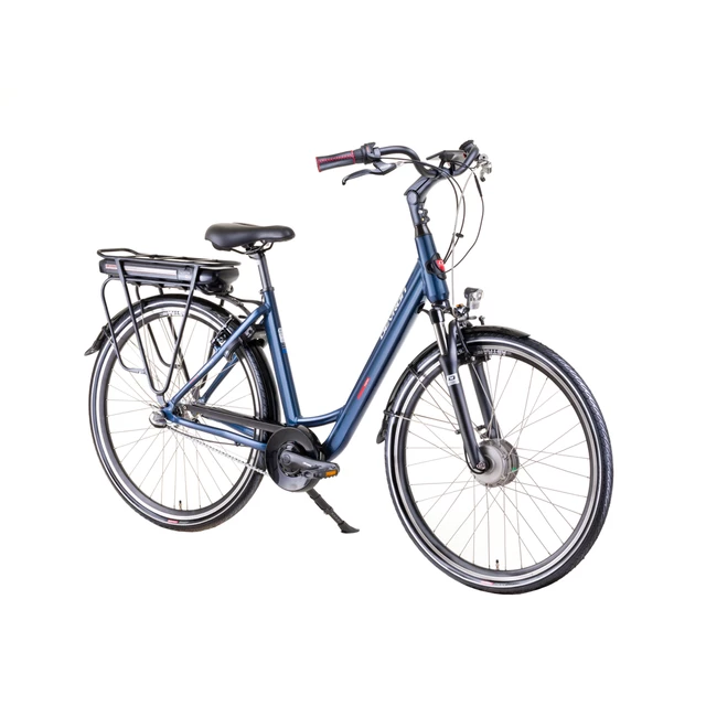 E-Bike für die Stadt - Devron 28124A 28" - schwarz - Blau