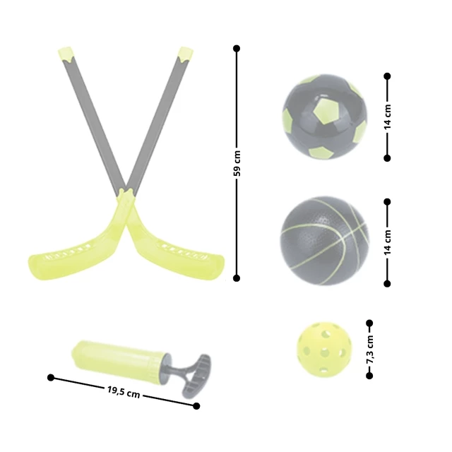 Kinder 3in1 Spielset inSPORTline SCS510