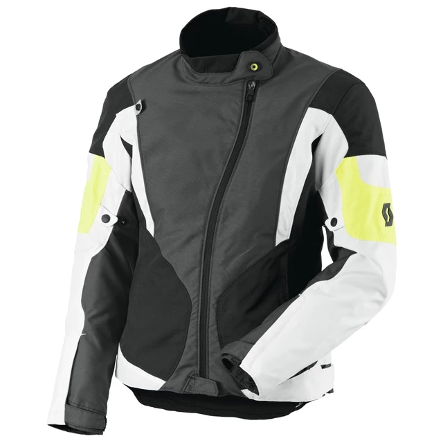 Damen Motorradjacke Scott Technit DP - grau-gelb