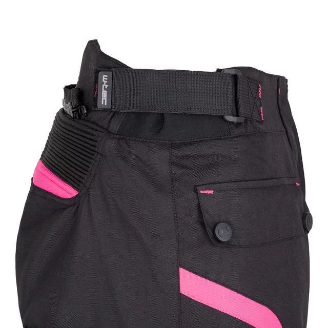 W-TEC Durmanes Damen-Moto-Hose - schwarz-rosa