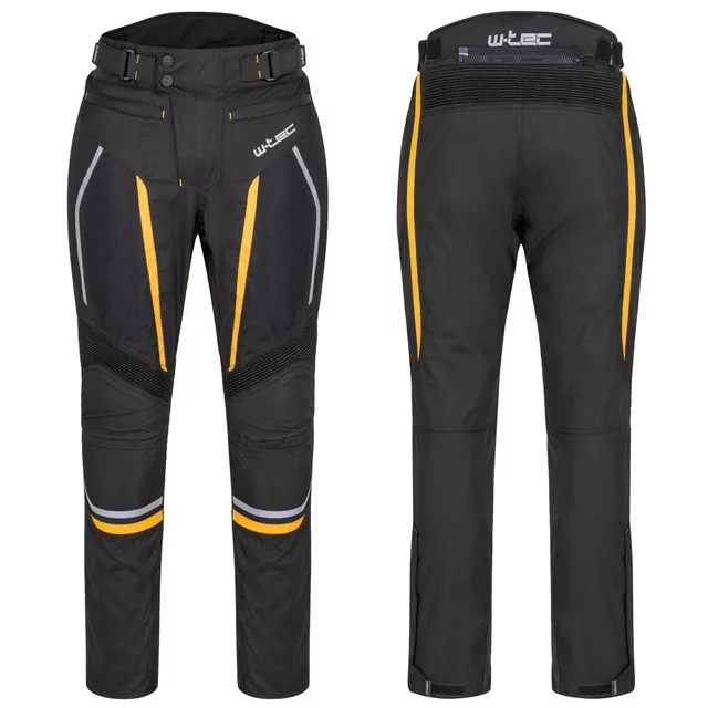 W-TEC Toranio Herren Sommer-Motorrad-Hose - schwarz-gelb