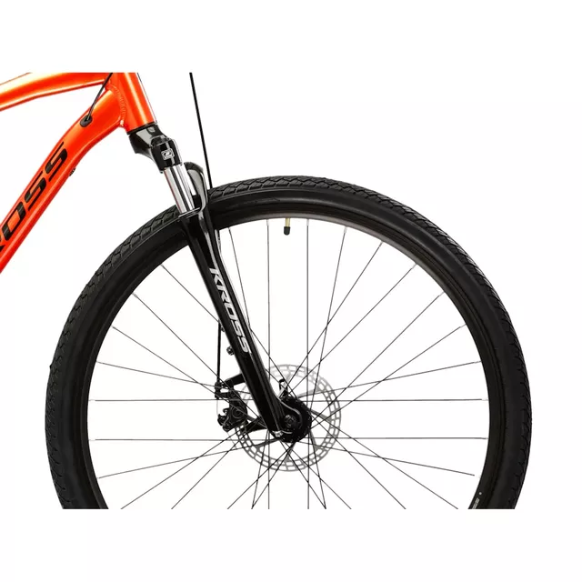 Herren Crossrad Kross EVADO 3.0 28" - Modell 2025 - oranžová/černá/lesk