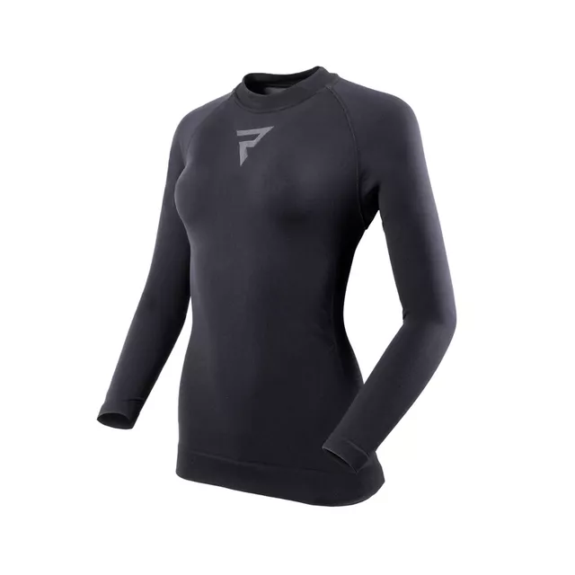 Damen Thermoshirt Rebelhorn Freeze II Lady Jersey - schwarz - schwarz