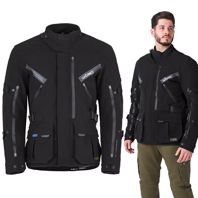 W-TEC Nykolas Motorradjacke - schwarz