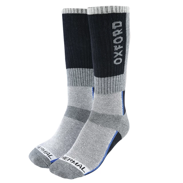 Oxford OxSocks Thermal Regular grau/schwarz/blau